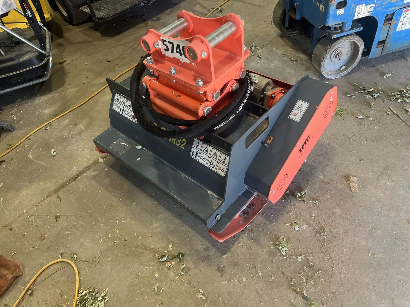 1-1-2.webp TMG EFM-32 excavator flail mower New 3-5 Ton Mini New 10-16 Gpm 45 Mm Pins - Image 1