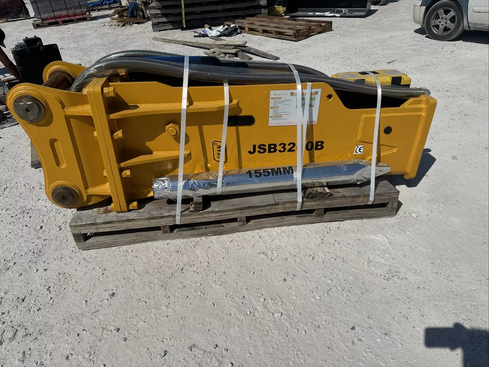 1-23-1.webp Cat 336 Excavator hammer Jisan JSB3200 90 100 Mm Pins Concrete Breaker New - Image 1