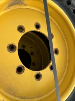 Camso 33×12-20 Solid Steer Tires With Rims 7.5-20 Rim 8 Lug Gehl Cat Case JCB