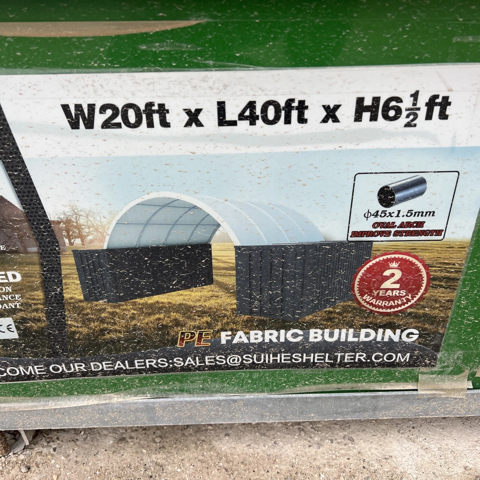1-45-1.webp 20×40 Portable container Building Shelter 10 oz cover sea Conex - Image 1