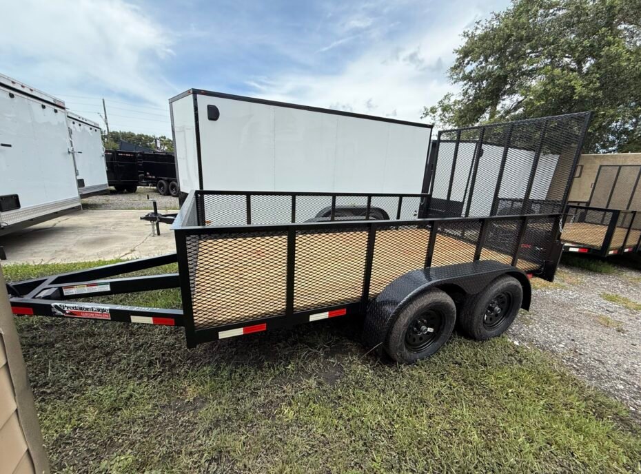 1-7-1-2.jpeg Predator Eagle6′ x 12′ x 2′ Mesh T/A Utility with Ramp - Image 1