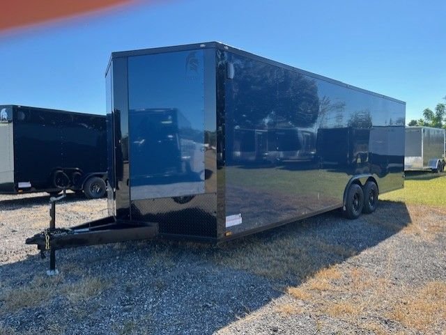 1 2026 Spartan 8.5x24 Enclosed Cargo Trailer – Blackout Package, 10K GVWR, Blue - Image 1