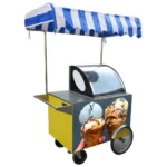Kolice Ice Cream Vending Tricycle Ice Cream Freezer Ice Cream Food Truck Trailer - Image 4