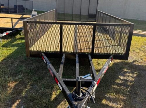 Predator Eagle7′ x 16′ x 2′ Mesh Sides Utility T/A with Ramp - Image 4