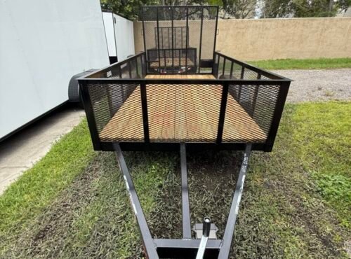 Predator Eagle 6' x 12' x 2' Mesh T/A Utility Trailer with Ramp - Image 2