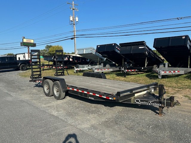 2018-quality-7-x-20-low-profile-equipment-trailer.jpg 2018 Quality 7 x 20 Low Profile Equipment Trailer - Image 1