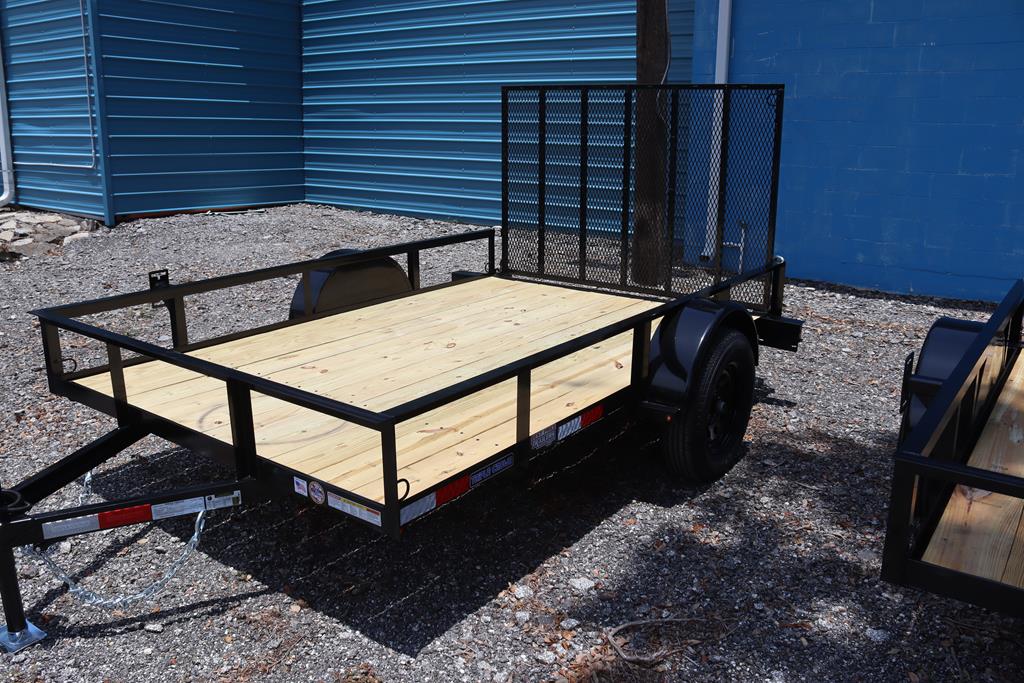 2025-6x10-utility-trailer-3k-single-axle-wood-deck-rear-gate.jpg 2025 6×10 Utility Trailer – 3K Single Axle, Wood Deck, Rear Gate - Image 1