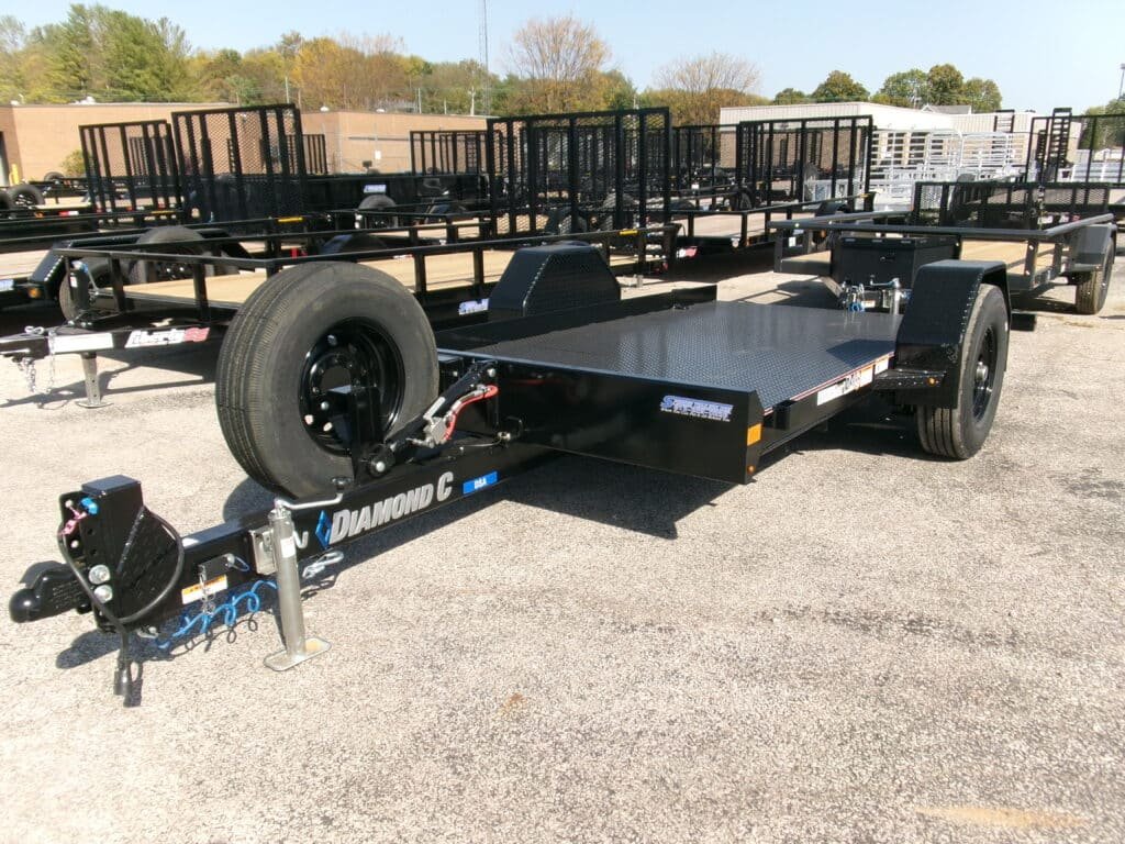 KODAK Digital Still Camera 2025 Diamond C DSA107 77″x 12′ 7k Single Axle Tilt Trailer Stock #293324 – Spencer Trailers - Image 1