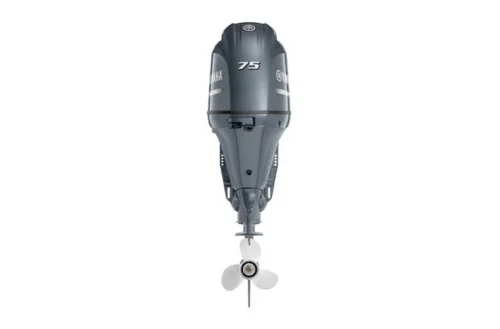 Yamaha 75 HP Outboard Motor — Power Trim & Tilt, Electric Start, Remote Mechanical Control - Image 2