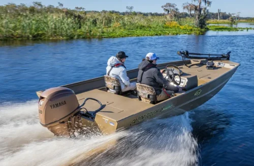 Yamaha 50 HP Matte Brown Outboard Motor — Power Trim & Tilt, Electric Start, Remote Mechanical Control - Image 2