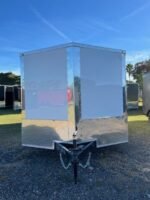 2026 Quality Cargo 8.5x20 Enclosed Cargo Trailer – 7K GVWR, White - Image 3