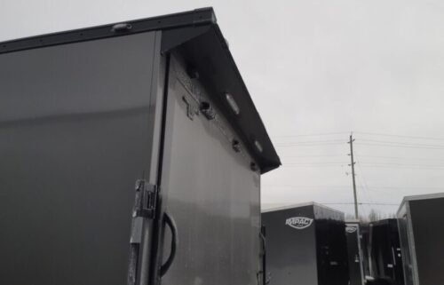 2023 Bravo 8.5x16 Enclosed Cargo Trailer – Blackout Package, Aluminum Wheels, Ramp Door - Image 4