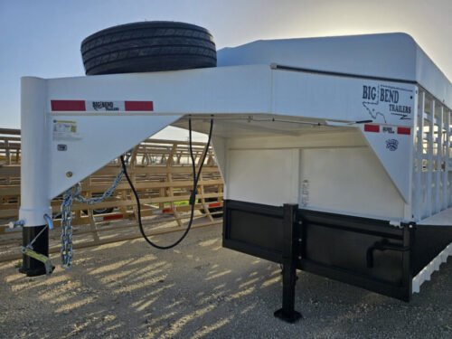 2025 Big Bend 6’8″X28′ 3/4 TOP Stock / Stock Combo Trailer - Image 2