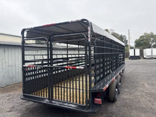 New 2026 Circle W 6.5 x 24 Gooseneck Livestock Trailer 14k GVWR - Image 4