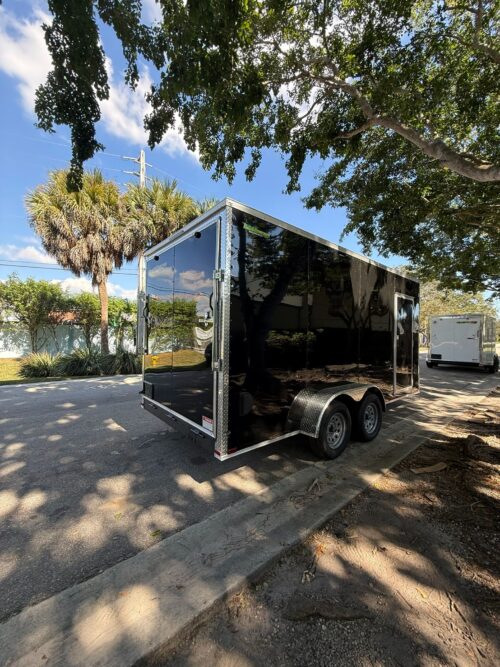 New 2026 Hook & Line 7 x 16 Enclosed Trailer 7k GVWR - Image 4