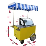Kolice Ice Cream Vending Tricycle Ice Cream Freezer Ice Cream Food Truck Trailer - Image 6