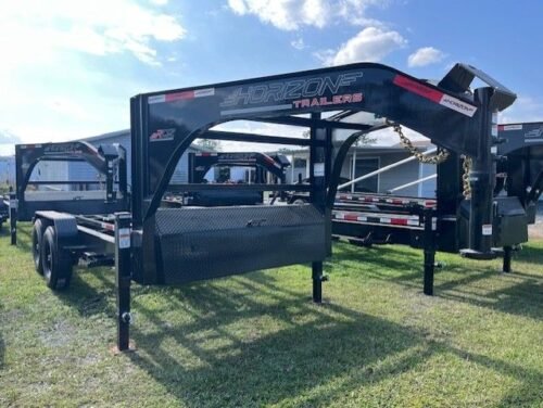 New 2026 Horizon 7 x 14 Gooseneck Roll Off Frame Trailer 14k GVWR - Image 2