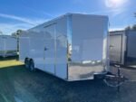 2026 Quality Cargo 8.5x20 Enclosed Cargo Trailer – 7K GVWR, White - Image 4