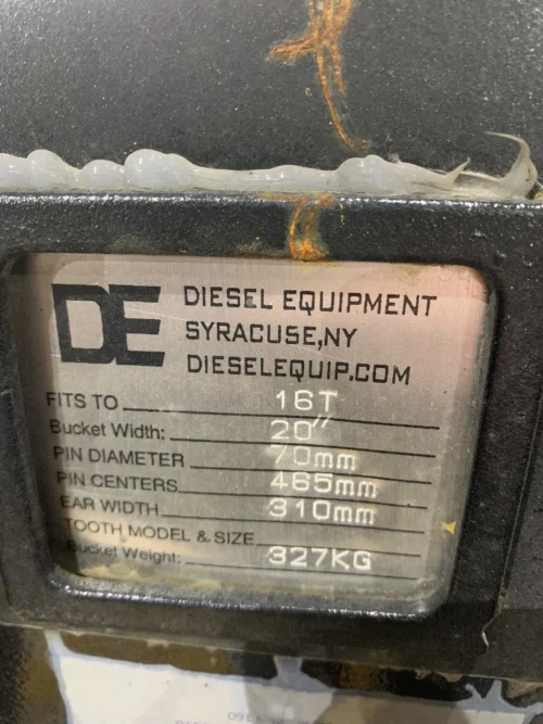 20 Inch Excavator Buckets Cat 315 316 Komatsu PC160 PC170 Kobelco 160 Hyundai 1 - Image 2