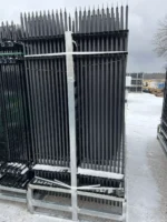 Two Racks Of 300 feet of steel fencing 10’ panels 7’ Tall 600 Feet Total Fence - Image 2