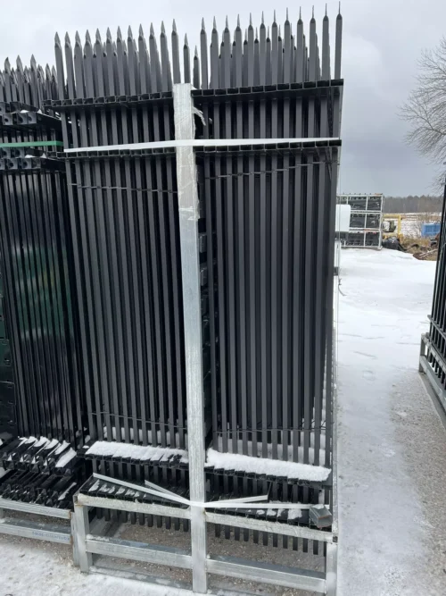 Two Racks Of 300 feet of steel fencing 10’ panels 7’ Tall 600 Feet Total Fence - Image 2