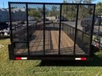 Predator Eagle 7' x 16' x 2' Mesh Sides Utility T/A Trailer with Ramp - Image 5