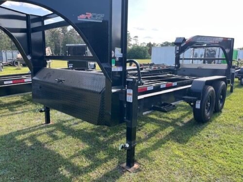 New 2026 Horizon 7 x 14 Gooseneck Roll Off Frame Trailer 14k GVWR - Image 3