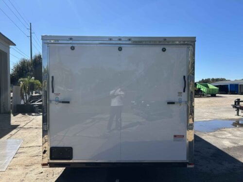 2026 Quality Cargo 8.5x24 Enclosed Cargo Trailer – 7K GVWR, White - Image 6