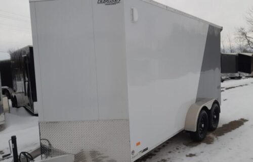 2023 Bravo 7x14 Enclosed Cargo Trailer – Aluminum Frame, Ramp Door, 7,000 lb GVWR - Image 2