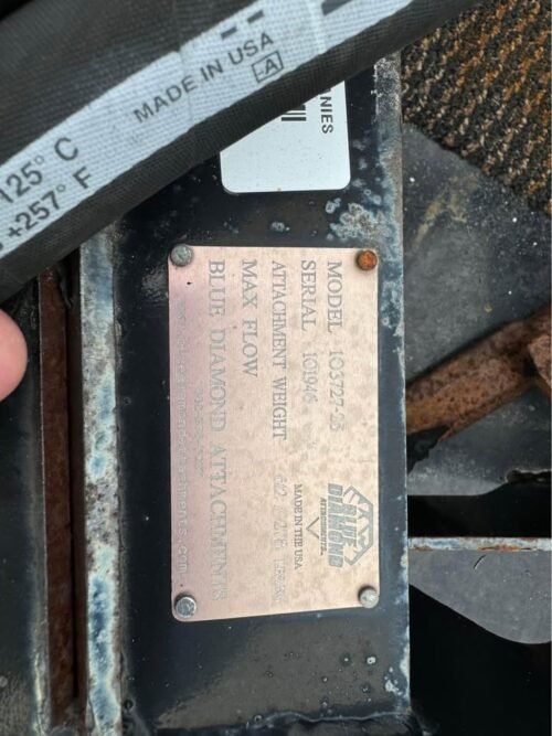 Blue Diamond mini skid steer brush mowe - Image 4