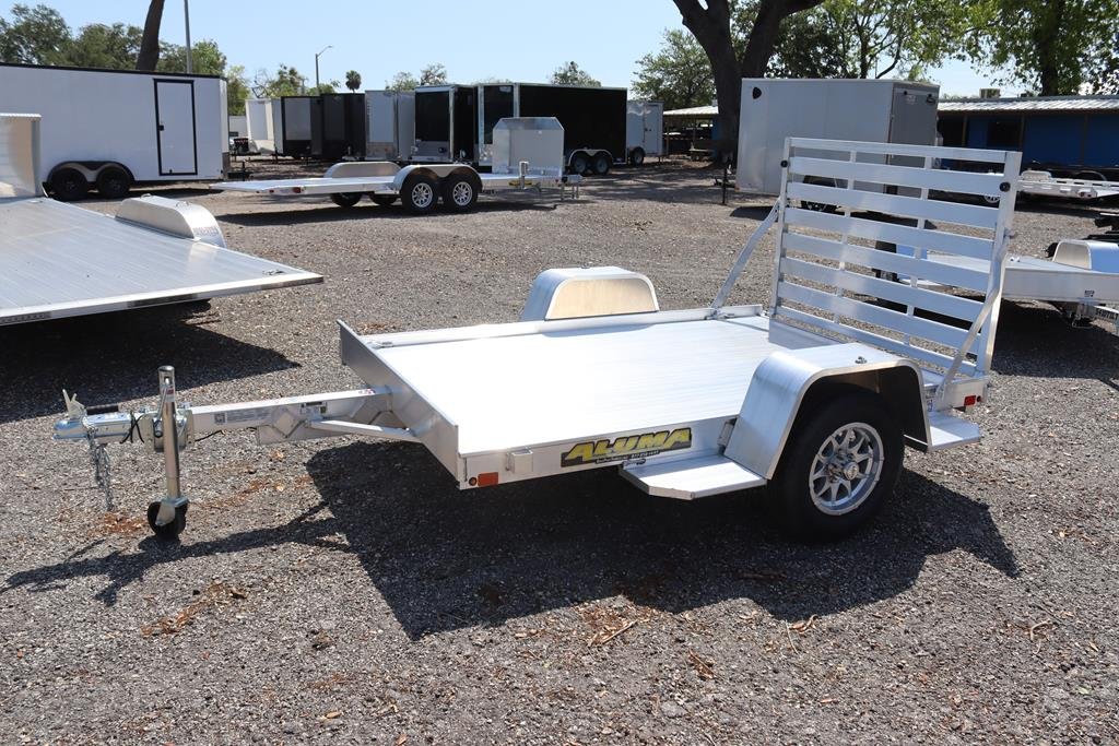 5x8-aluminum-utility-trailer-with-tie-down-loops.jpg 5×8 Aluminum Utility Trailer with Tie Down Loops - Image 1
