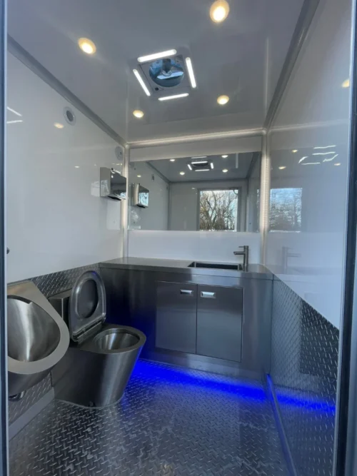 New luxury Restroom Trailer, Trailer Manufacturers, Mobile Bathroom Porta potty - Image 2