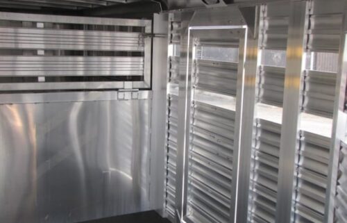 2023 Adams Trailers 16′ All Aluminum Stock Trailer - Image 2