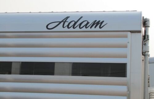 2023 Adams Trailers 16′ All Aluminum Stock Trailer - Image 3