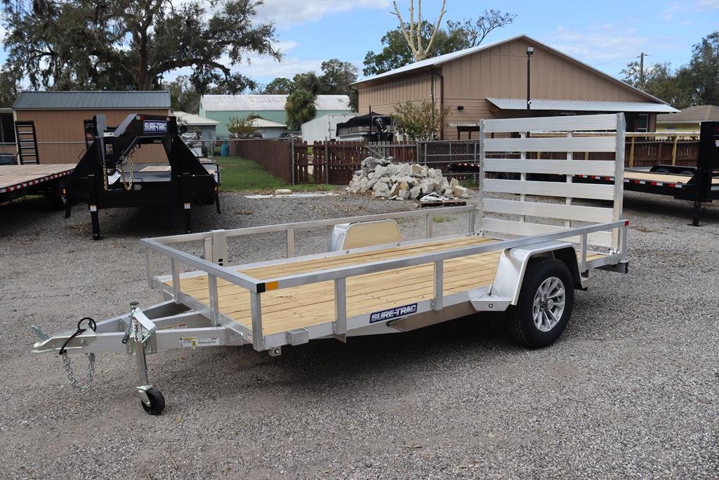 6x12-aluminum-tube-top-utility-trailer-with-stake-pockets.jpg 6×12 Aluminum Tube Top Utility Trailer with Stake Pockets - Image 1