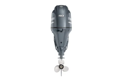 Yamaha 90 HP Outboard Motor — Power Trim & Tilt, Electric Start, Remote Mechanical Control - Image 3