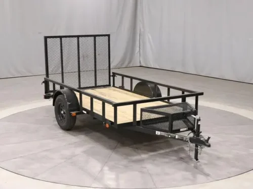 Carry-On 5.5x10 Utility Pipe Top Trailer w/ Mesh Tongue Box - Image 3
