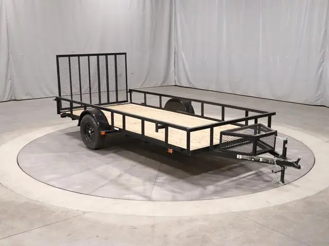 CO6X14GWPTLED_0_Co6X14Gwptled-100 Carry-On 6x14 Utility Pipe Top Trailer - Image 1