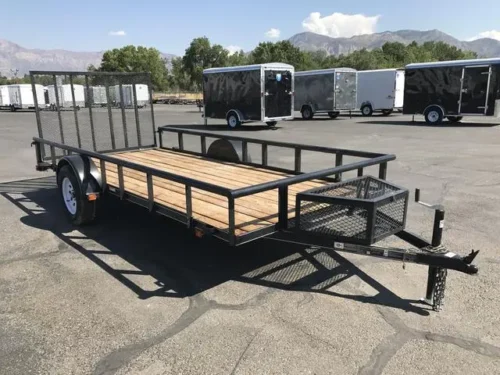 6 X 14 Carry-On Utility Pipe Top Trailer - Image 5