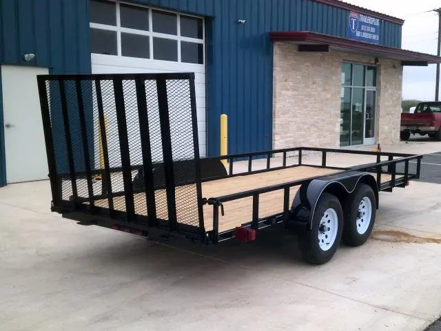 CO6X16GW2BRK_0_Co6X16Gw2Brk-104 Carry-On 6'4" x 16' Tandem Utility Trailer - Image 1