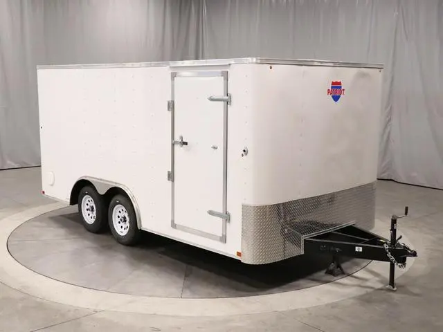 CO8.5X16CGRCM7KSTD-WHITE_0_White-100.webp 8.5 X 16 Carry-On Enclosed Cargo Trailer - Image 1