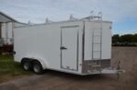 2023 Mission Trailers 7x16 Aluminum Contractor Trailer – Barn Doors, Drop Axle, 4-Year Warranty - Image 2