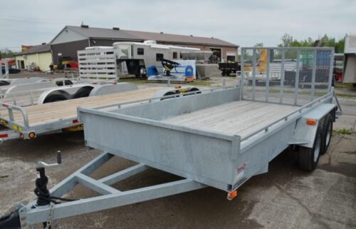 2023 Advantage 14' Galvanized Landscape Trailer - Image 2