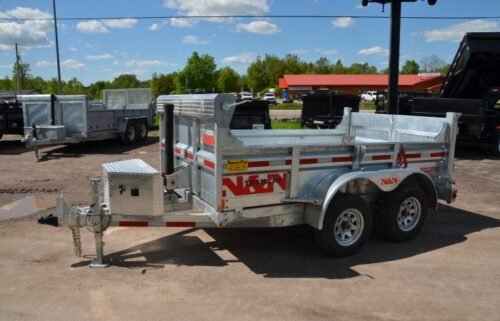 2023 N&N 6×10 Galvanized 5T Dump Trailers - Image 3