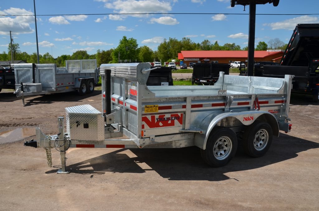 DSC_0421.jpg 2023 N&N 6×10 Galvanized 5T Dump Trailers - Image 1