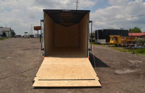 2023 Impact Tremor 7x16 Cargo Trailer – Secure Cargo Package, Ramp Door, Black Trim - Image 2