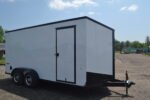 2023 Impact Tremor 7x16 Cargo Trailer – Secure Cargo Package, Ramp Door, Black Trim