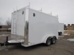 2023 Dark Horse 7x14 Steel Contractor Trailer – Barn Doors, Ladder Racks, Stone Guard - Image 2
