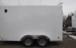 2023 Dark Horse 7x14 Steel Contractor Trailer – Barn Doors, Ladder Racks, Stone Guard - Image 3