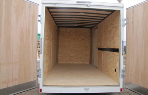 2023 Dark Horse 7x14 Steel Contractor Trailer – Barn Doors, Ladder Racks, Stone Guard - Image 5